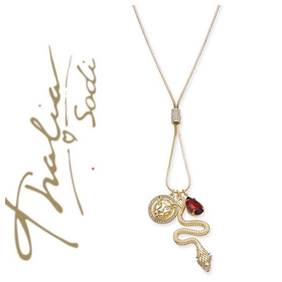 Thalia Sodi Jewelry - NWT Thalia Sodi Gold Lion & Snake Pendant Necklace
